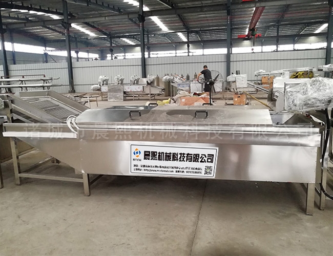 桑芽菜漂燙機工作原理